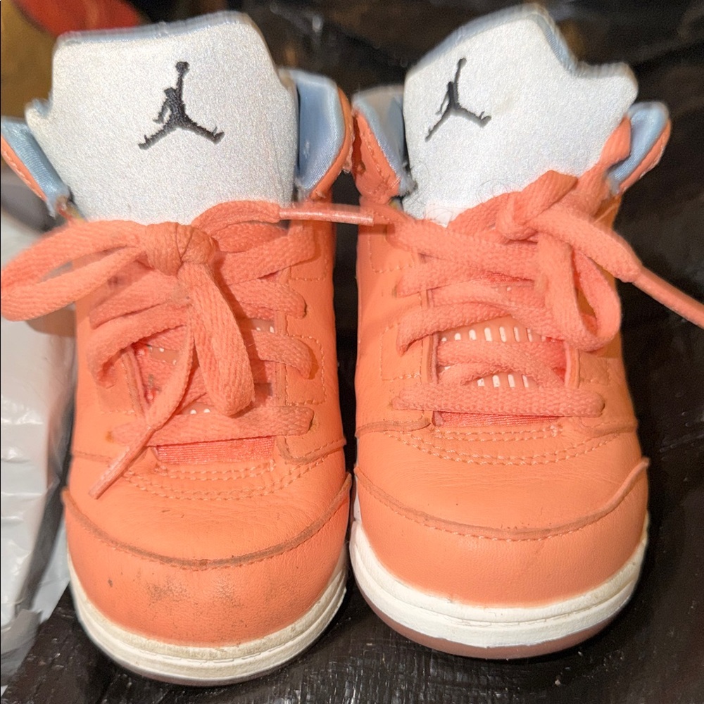 Nike Kids Coral Pink Sneakers